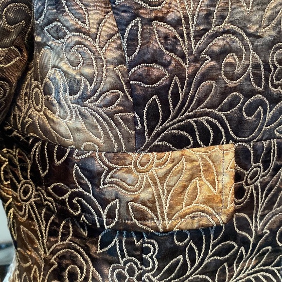 Tobias Plum Size 10 Slight shoulder padding Cotton Poly 3button - Picture 10 of 13